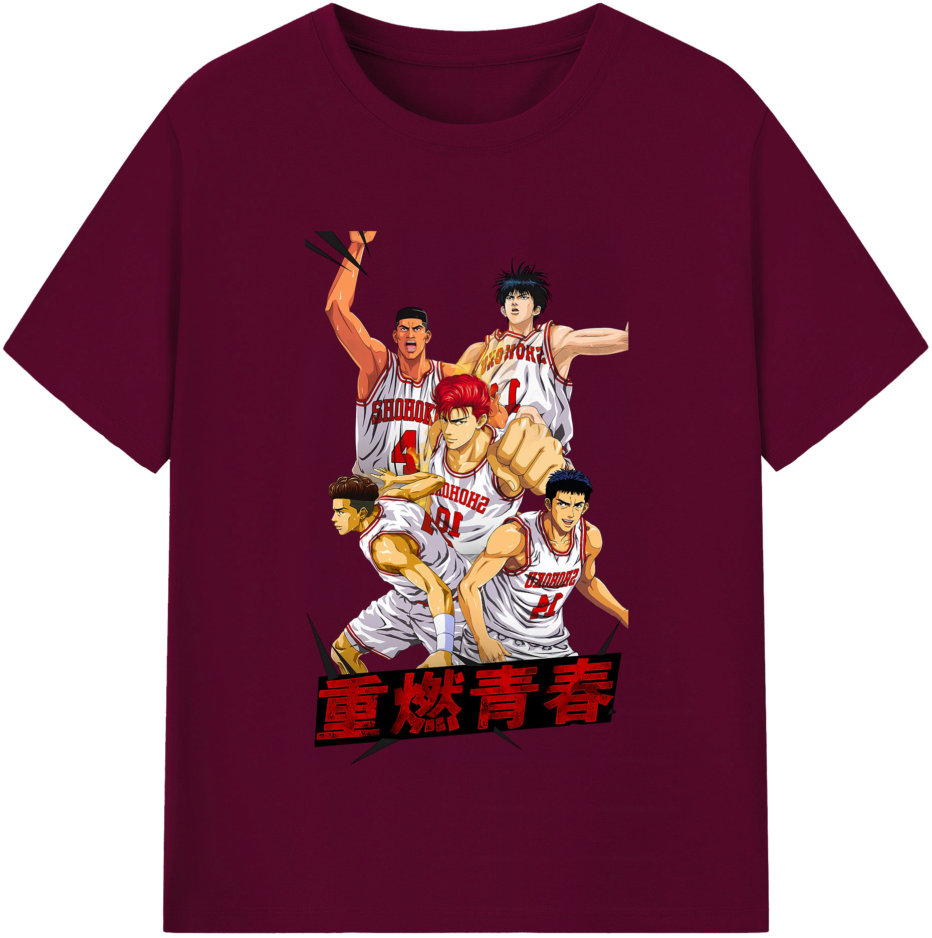 （画像用） SLAM DUNK／スラムダンク レディースカジュアルプリントTシャツ（綿100％）